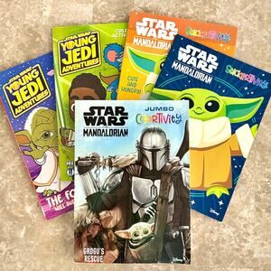 Star Wars Mandalorian XL Colortivity, Stickertivity, & Young Jedi Coloring Books